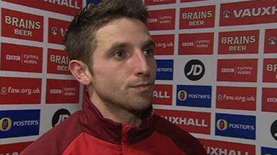 Wales midfielder Joe Allen