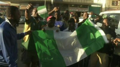 Nigeria fans in Windsor East