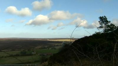 View over North York Moors