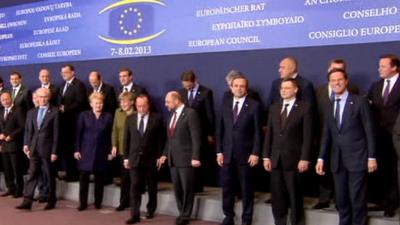 Eu leaders at photoshoot