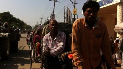 Packed roads for procession