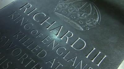 Richard III memorial stone