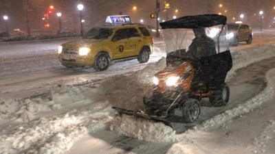 Snow in New York