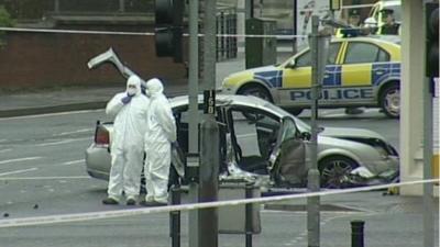 The police officer died in a collision on the Limavady Road early on Saturday