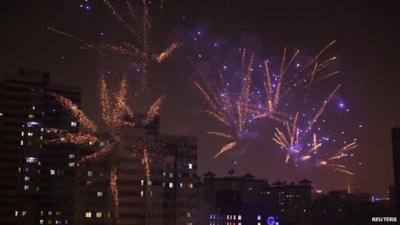 Beijing fireworks