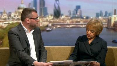 Tim Montgomerie and Margaret Hodge
