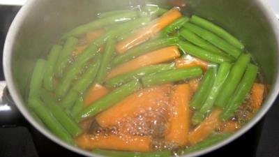 Vegetables cooking