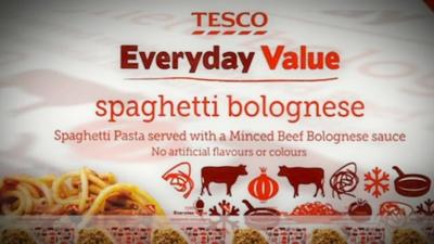 Tesco Everyday Value Spaghetti Bolognese