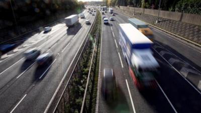 Traffic on a motorway