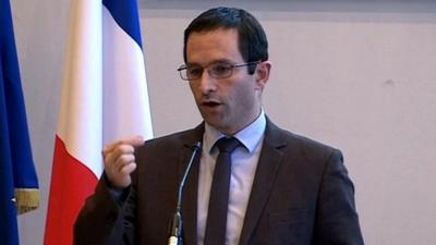 French consumer affairs minister Benoit Hamon