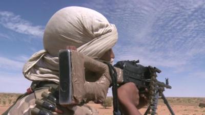 Fighter in Mali