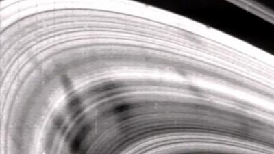 Images taken by Voyager 2 of Saturn's ring