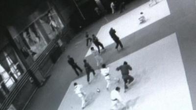 CCTV shows schoolchildren running from meteor impact