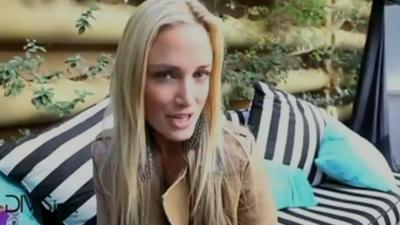 Reeva Steenkamp at launch of reality TV show