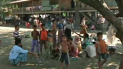 Rohingya Muslim children in Rakhine state, Burma