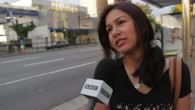 A resident of Caracas on Chavez's return