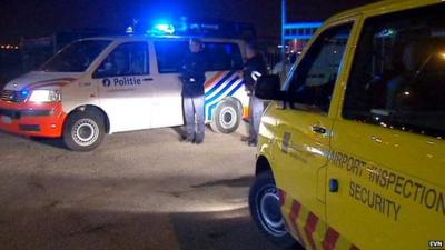 Police vehicle at airport