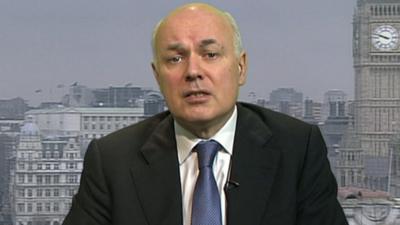 Work and Pensions Secretary Iain Duncan Smith