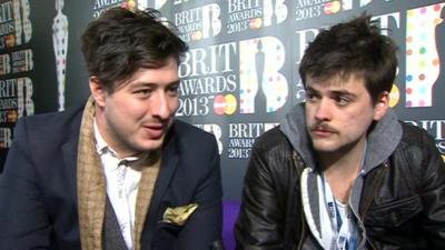 Marcus Mumford and Winston Marshall