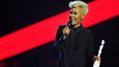 Emeli Sande at the Brit Awards