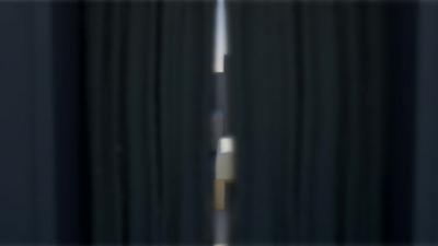 Animated curtains inside Oscar Pistorius' home