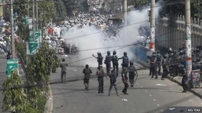 Clashes in Bangladesh