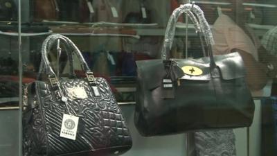 Counterfeit designer bags