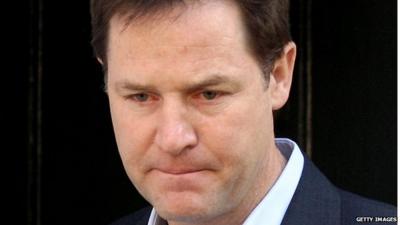 Liberal Democrat leader Nick Clegg