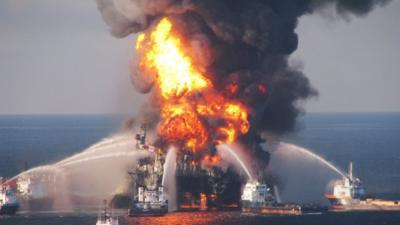 Deepwater Horizon fire