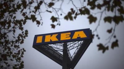 Ikea sign (file pic)