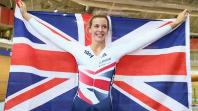 Double world champion Becky James