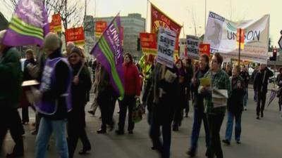 Campaigners protest against Hywel Dda health changes