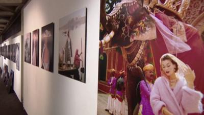 Norman Parkinson's work on display at the National Theatre