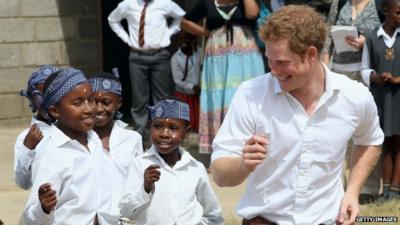 Prince Harry in Lesotho