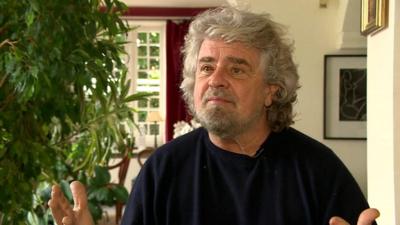 Politician Beppe Grillo