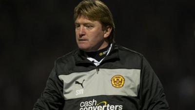 Motherwell manager Stuart McCall