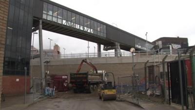 Bridge at Reading station