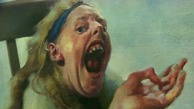 Robert Lenkiewicz painting