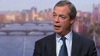Nigel Farage on The Andrew Marr Show