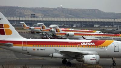 An Iberia plane