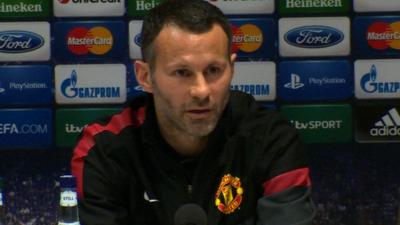 Manchester United midfielder Ryan Giggs