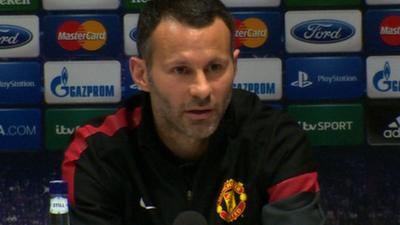 Manchester United midfielder Ryan Giggs