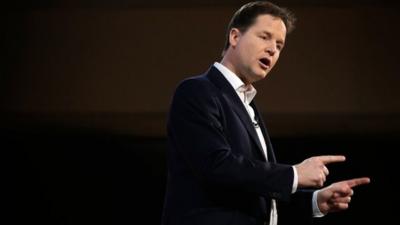 Deputy Prime Minister Nick Clegg