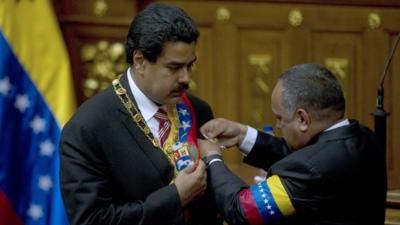 Nicolas Maduro and Diosdado Cabello