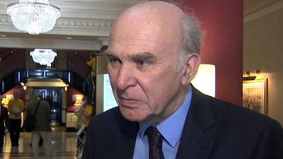 Business Secretary Vince Cable