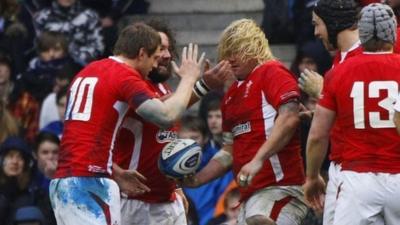 Richard Hibbard was the sole try-scorer in Wales victory