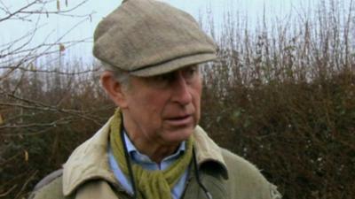 Prince Charles on BBC One's Countryfile programme