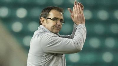 Hibernian manager Pat Fenlon