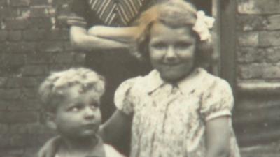 John Stubbs and Rose Burleigh as children