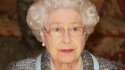 The Queen at Marlborough House Commonwealth reception on 11 March 2013